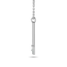 Diamond Bar Pendant 1/50 ct tw in 10K White Gold