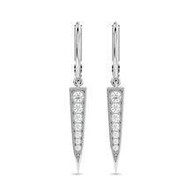 Diamond Fashion Earrings 1/6 ct tw in 10K White Gold
