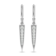 Diamond Fashion Earrings 1/6 ct tw in 10K White Gold
