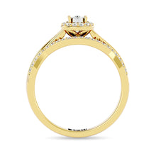 Diamond 1/4 ct tw Promise Bridal Ring in 10K Rose Gold