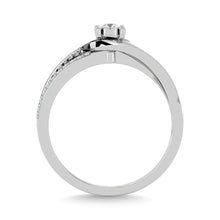 10K White  Gold 1/5 Ct.Tw. Diamond Promise Ring