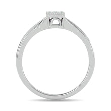 Diamond 1/6 ct tw Promise Ring in 10K White Gold