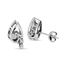 Diamond Fashion Earrings 1/20 ct tw in Sterling Silver