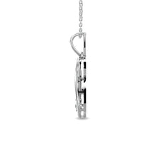 Diamond 1/20 ct tw Infinity Earrings in Sterling Silver