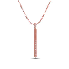 Diamond 1/10 ct tw Fashion Pendant in 10K Rose Gold