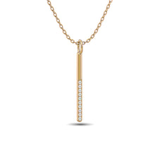Diamond 1/10 ct tw Fashion Pendant in 10K Yellow Gold