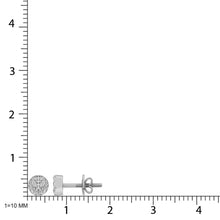 Diamond Stud Earrings 1/4 ct tw Round-cut in 10K White Gold