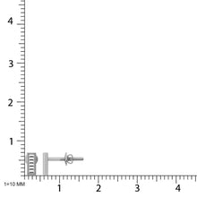 Diamond 1/20 Ct.Tw. Fashion Earrings in 10K White Gold