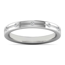 Diamond 1/6 ct tw Rount Cut Band in 14K White Gold