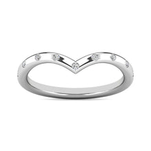 Diamond 1/10 ct tw Stackable Ring in 10K White Gold