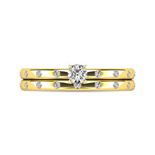 Diamond 1/3 ct tw Bridal Ring in 10K Yellow Gold