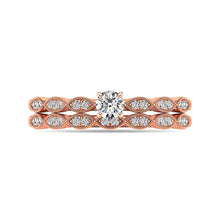 Diamond 1/3 ct tw Bridal Ring in 10K Rose Gold