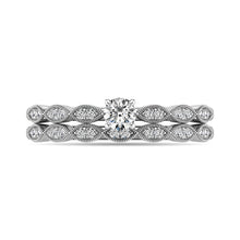 Diamond 1/3 ct tw Bridal Ring in 10K White Gold