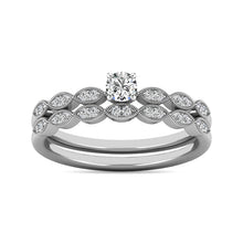 Diamond 1/3 ct tw Bridal Ring in 10K White Gold