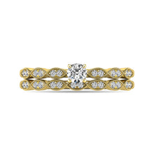 Diamond 1/3 ct tw Bridal Ring in 10K Yellow Gold
