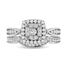 Diamond 5/8 Ct.Tw. Bridal Ring in 14K White Gold