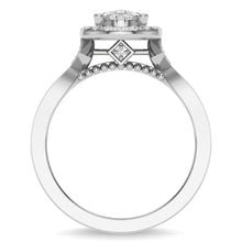 Diamond 5/8 Ct.Tw. Bridal Ring in 14K White Gold