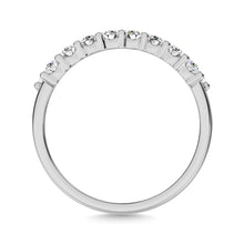 Diamond 1 ct tw Round Cut Two Row Ring in 14K White Gold