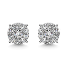 Diamond 1/20 ct tw Fashion Earrings in Sterling Silver
