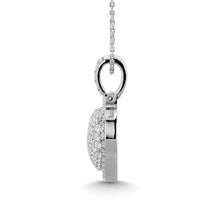 Diamond 2 ct tw Heart Pendant in 10K White Gold