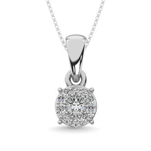 Diamond 1/20 ct tw Fashion Pendant in Sterling Silver