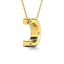 Diamond 1/10 Ct.Tw. Letter C Pendant in 14K Yellow Gold