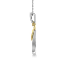 Diamond 1/6 Ct.Tw. Fashion Pendant in 10K Two Tone