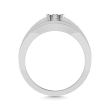 Diamond 1/4 Ct.Tw. Mens Fashion Ring in 10K White Gold