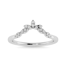 Diamond 1/10 Ct.Tw. Anniversary Band in 14K White Gold