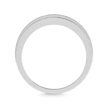 Diamond 1/2 Ct.Tw. Mens Wedding Band in 14K White Gold