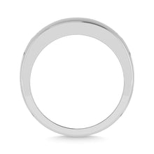 Diamond 1 Ct.Tw.Mens Wedding Band in 10K White Gold