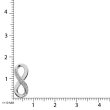 Diamond 1/20 Ct.Tw. Infinity Pendant in Sterling Silver