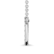 Diamond 1/20 Ct.Tw. Circle Shape Fashion Pendant in 925 Silver