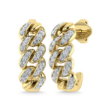 Diamond  1/5 Ct.Tw. J Earrings in 14K Yellow Gold