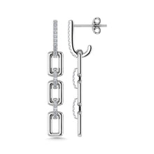 Diamond 1/6 Ct.Tw. Danglers Earrings in 10K White Gold