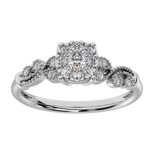 10K White Gold 1/3 Ct.Tw. Diamond Promise Ring