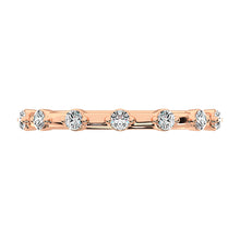 14K Rose Gold 1/5 Ct.Tw. Diamond Stack Bands