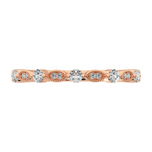 14K Rose Gold 1/5 Ct.Tw. Diamond Stack Bands