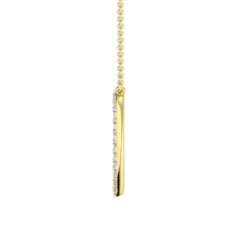 10K Yellow Gold 1/4 Ct.Tw. Diamond Heart Necklace