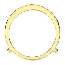 14K Yellow Gold 1/2 Ct.Tw. Diamond Round and Baguette Guard Ring