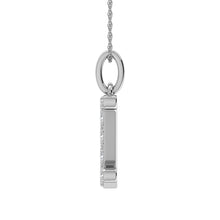 Diamond 1/8 Ct.Tw. Letter I Pendant in 10K White Gold