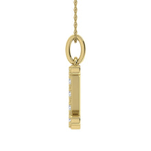 Diamond 1/8 Ct.Tw. Letter I Pendant in 10K Yellow Gold