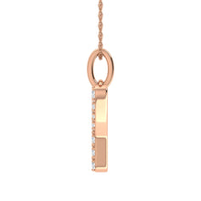 Diamond 1/8 Ct.Tw. Letter Y Pendant in 10K Rose Gold