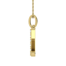 Diamond 1/8 Ct.Tw. Letter Z Pendant in 10K Yellow Gold