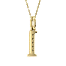 Diamond 1/20 Ct.Tw. Letter L Pendant in 10K Yellow Gold