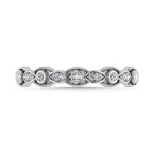 Diamond 1/10 Ct.Tw. Stackable Band in 14K White Gold