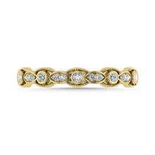 Diamond 1/10 Ct.Tw. Stackable Band in 14K Yellow Gold