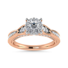 Diamond 1/2 Ct.Tw. Engagement Ring in 14K Rose Gold