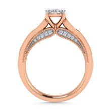 Diamond 1/2 Ct.Tw. Engagement Ring in 14K Rose Gold