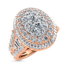 Diamond 2 1/3 Ct.Tw. Engagement Ring in 14K Rose Gold